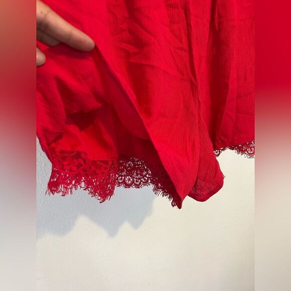 JACK by BB Dakota  Senorita Paper Bag Short in Hibiscus  New no tag - Picture 4 of 7